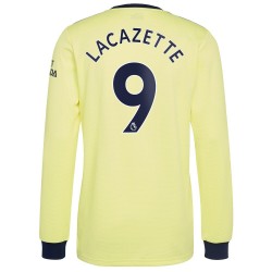 Camisola Arsenal Alexandre Lacazette 9 Equipamento Segundo 2021-2022 Manga Comprida
